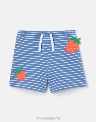 Joules España | Joules Pantalones cortos deportivos novedosos Hamden 2-8 años NZ402298 fresa raya azul chicas