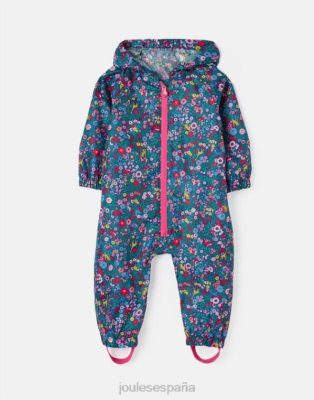 Joules España | Joules Puddle traje impermeable reciclado para charcos 1-3 años NZ402412 azul arcoiris chicos