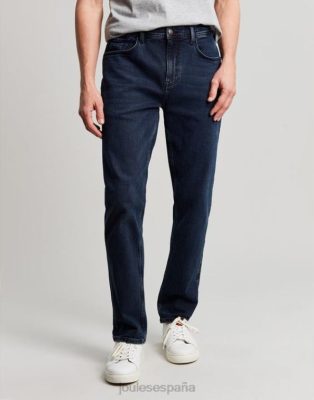 Joules España | Joules Vaqueros de mezclilla con cinco bolsillos y corte slim The Oakham NZ402205 mezclilla con lavado de tinta hombres