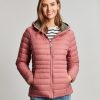 Joules España | Joules abrigo acolchado plegable bowland NZ40244 rosa mujer