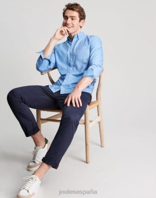Joules España | Joules camisa Oxford de corte clásico NZ402197 azul hombres