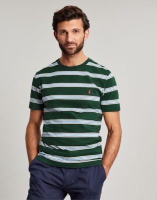 Joules España | Joules camiseta a rayas del cobertizo del barco NZ402209 rayas múltiples verdes hombres