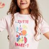 Joules España | Joules camiseta bethany apliques 2-12 años NZ402295 rosa afrutado chicas