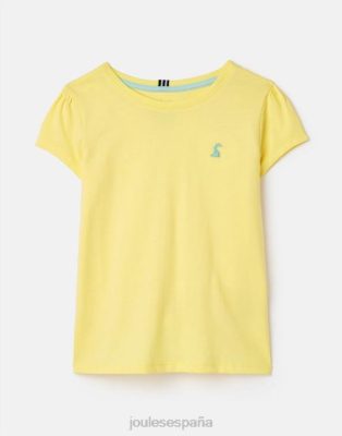 Joules España | Joules camiseta cassie manga corta 2-12 años NZ402275 amarillo pálido chicas