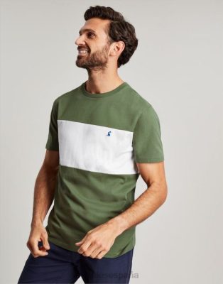 Joules España | Joules camiseta de manga corta con bloques de color NZ402207 bloque de color verde hombres