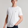 Joules España | Joules camiseta de punto denton NZ402166 blanco hombres