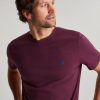 Joules España | Joules camiseta de punto denton NZ402251 borgoña hombres
