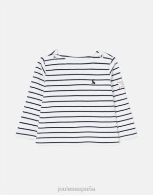 Joules España | Joules camiseta manga larga raya puerto 0 - 3 años NZ402415 raya azul marino criaturas