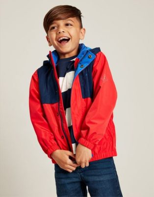 Joules España | Joules chaqueta impermeable Sailaway 2-12 años NZ402346 rojo marino chicos