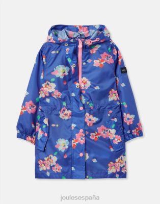 Joules España | Joules chaqueta plegable golightly 2-12 años NZ402305 flores azules chicas