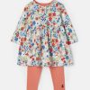 Joules España | Joules conjunto vestido y legging christina 0-3 años NZ402418 conejito gris chicas