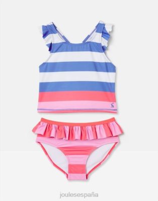 Joules España | Joules laurielle tankini 2-12 años NZ402296 raya múltiple chicas