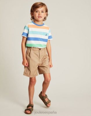 Joules España | Joules pantalones cortos jake 2-12 años NZ402383 marrón claro chicos