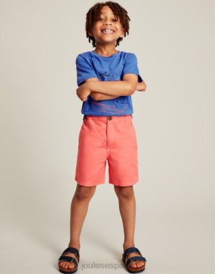Joules España | Joules pantalones cortos jake 2-12 años NZ402384 coral blando chicos