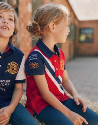 Joules España | Joules polo burghley 2-12 años NZ402329 rojo oscuro chicas