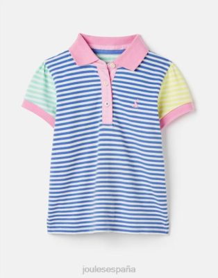 Joules España | Joules polo rayas morgan 2-12 años NZ402255 raya múltiple azul chicas