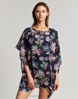 Joules España | Joules rosanna encubrir NZ402133 floral azul marino mujer