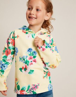 Joules España | Joules sudadera con capucha ligera abbie 2-12 años NZ402282 amarillo pastel chicas