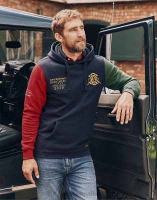 Joules España | Joules sudadera con capucha unisex burghley NZ402168 marina francesa hombres