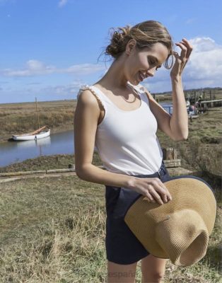 Joules España | Joules tanque de volantes claire NZ402130 crema mujer