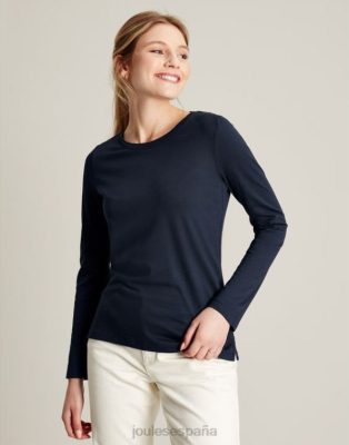 Joules España | Joules top de manga larga con cuello redondo holly NZ40236 marina francesa mujer