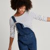Joules España | Joules top de punto de manga larga Harbour NZ40253 raya azul marino crema mujer