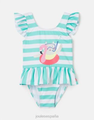Joules España | Joules traje de baño frillwell 0-3 años NZ402420 gato raya aguamarina criaturas
