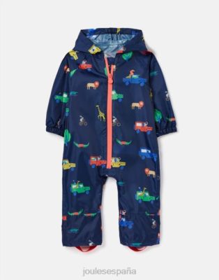 Joules España | Joules traje impermeable para charcos 3 meses-3 años NZ402440 safari naval criaturas